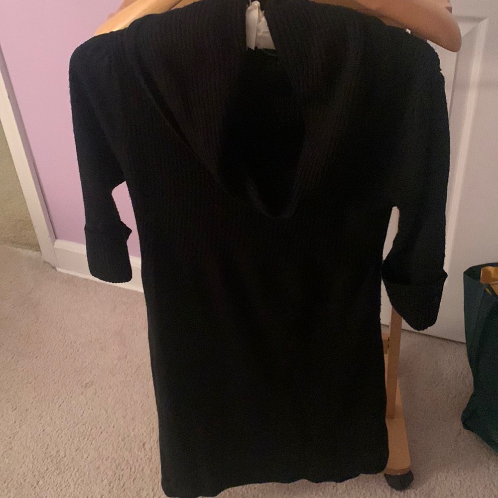 Juniors Cowl neck sweater dress